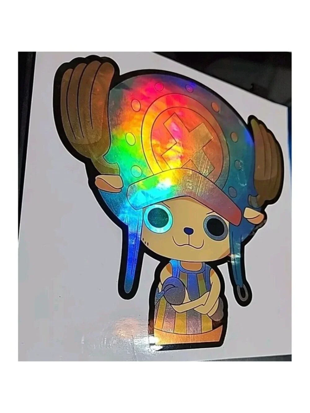 One Piece Chopper Holographic Anime Motion Car Sticker Decal Peeker